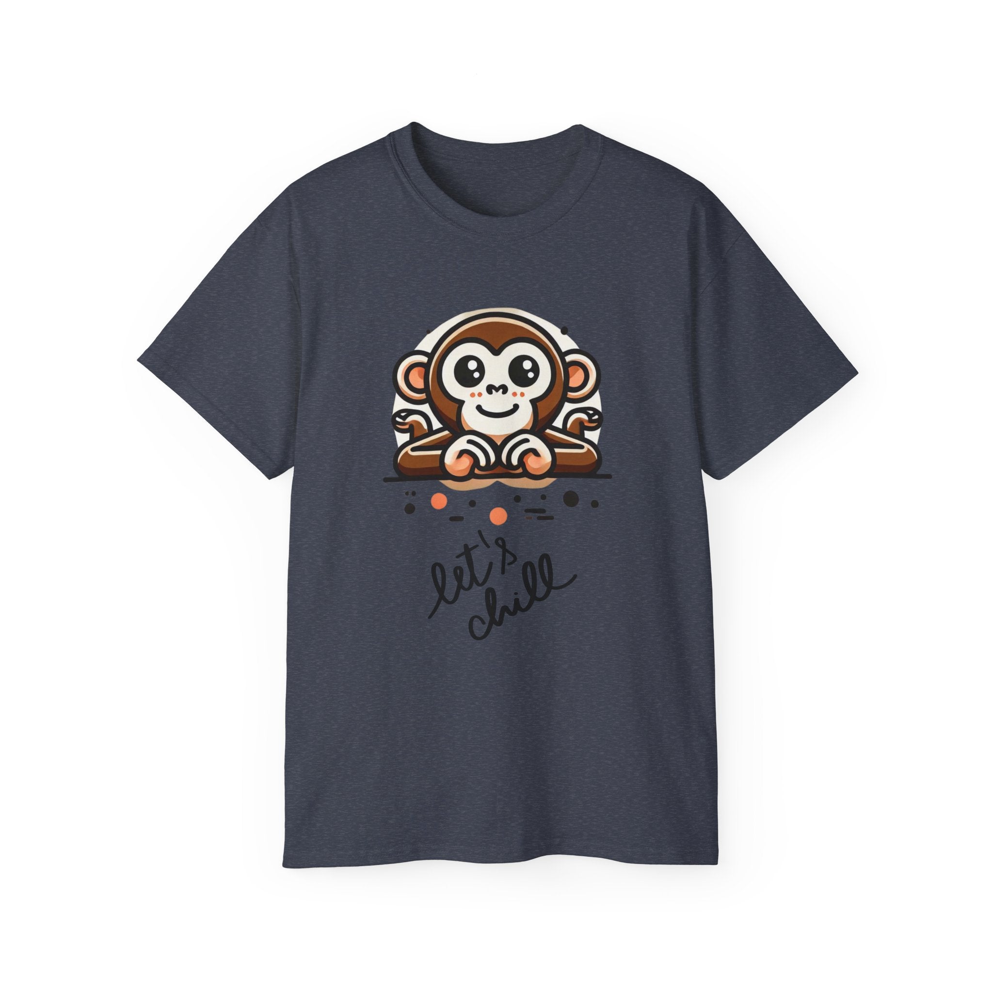 Let's Chill Monkey T-Shirt — Cute Relaxed Graphic Tee