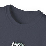 Cute Cat & Mouse Graphic Tee – 'Meow' Cartoon Pet Shirt