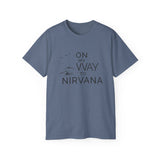 On My Way to Nirvana T-Shirt — Minimal Mountain Graphic Tee