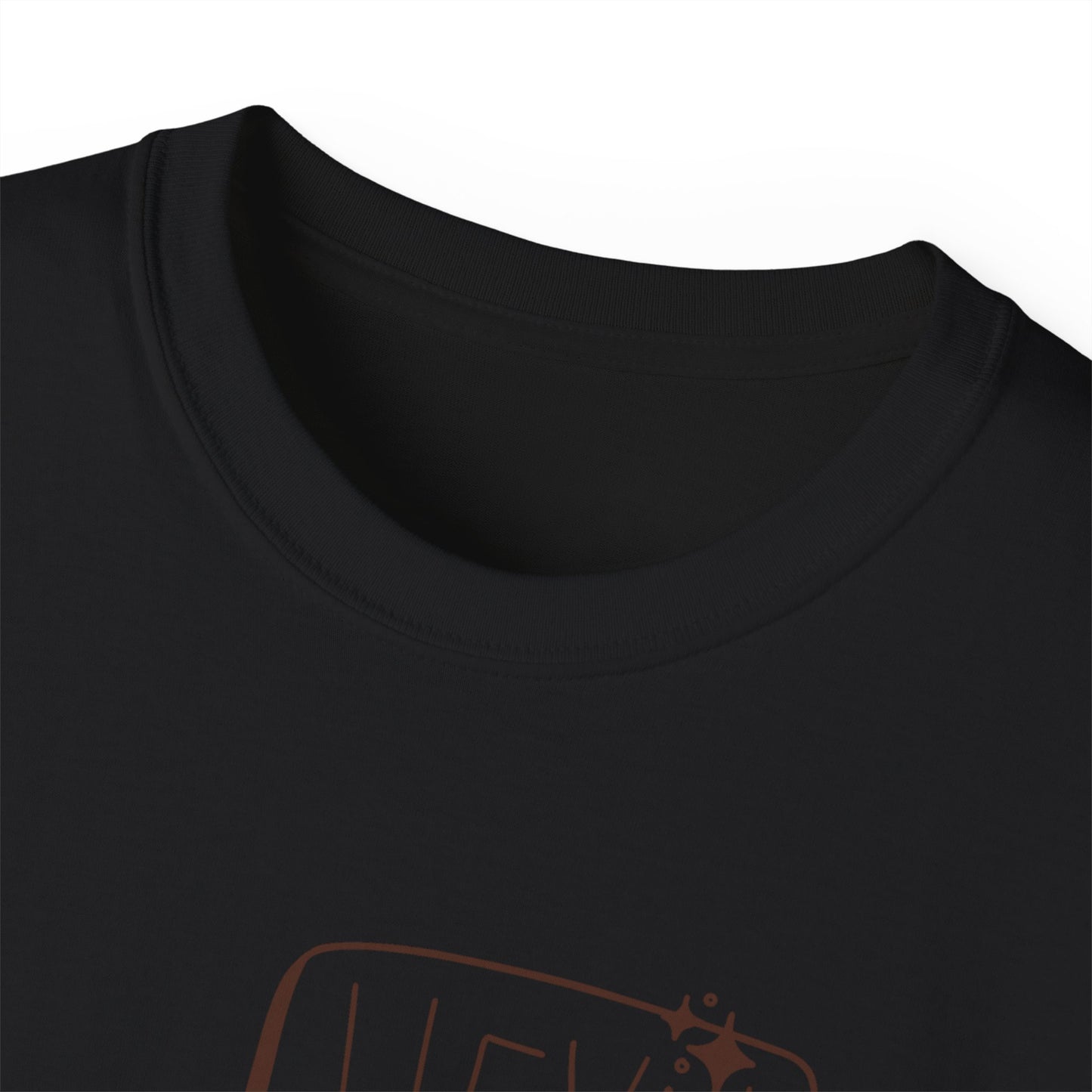 Coffee Bean Cartoon Tee — "Heya!" Cute Morning Coffee T-Shirt