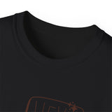 Coffee Bean Cartoon Tee — "Heya!" Cute Morning Coffee T-Shirt
