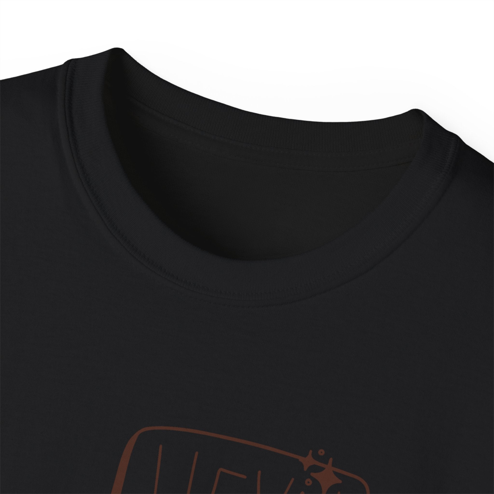Coffee Bean Cartoon Tee — "Heya!" Cute Morning Coffee T-Shirt