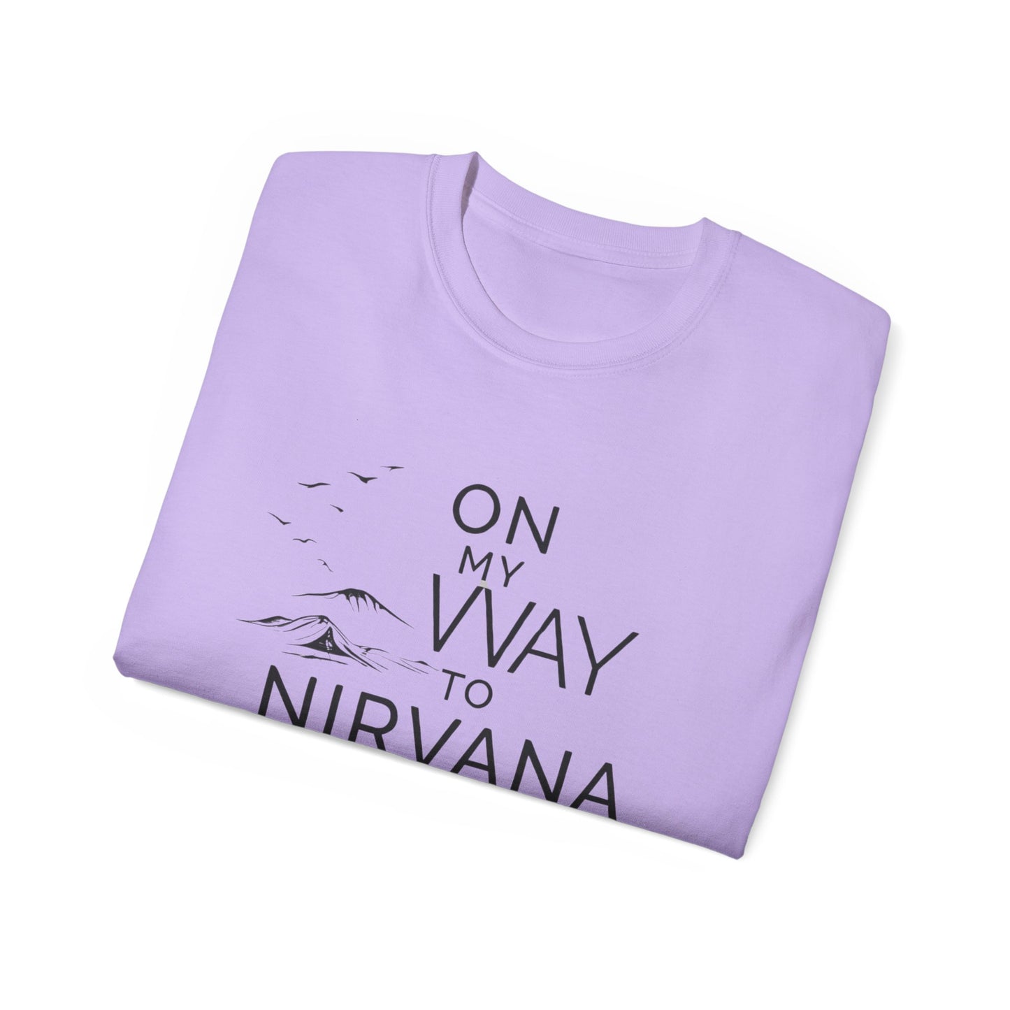 On My Way to Nirvana T-Shirt — Minimal Mountain Graphic Tee