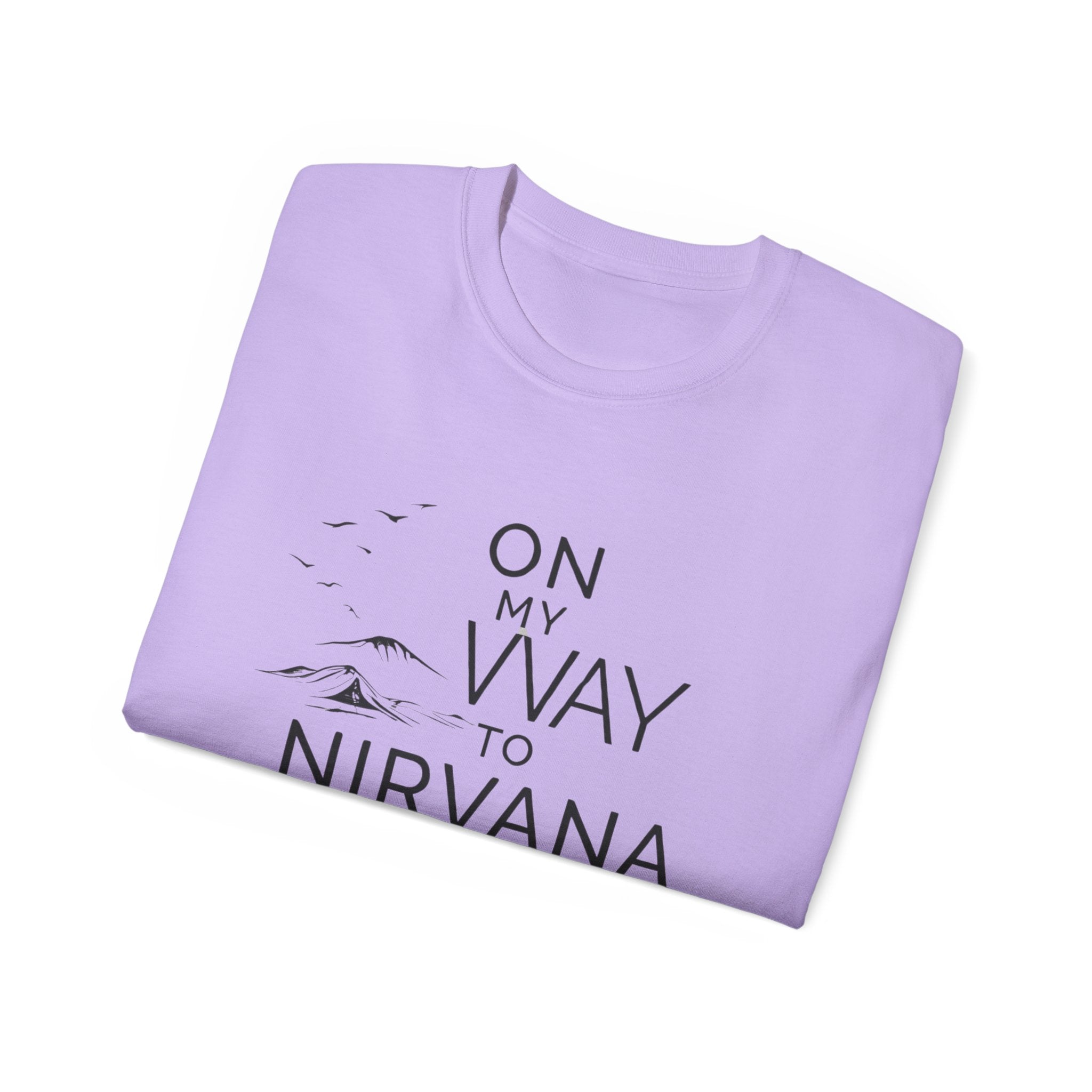 On My Way to Nirvana T-Shirt — Minimal Mountain Graphic Tee
