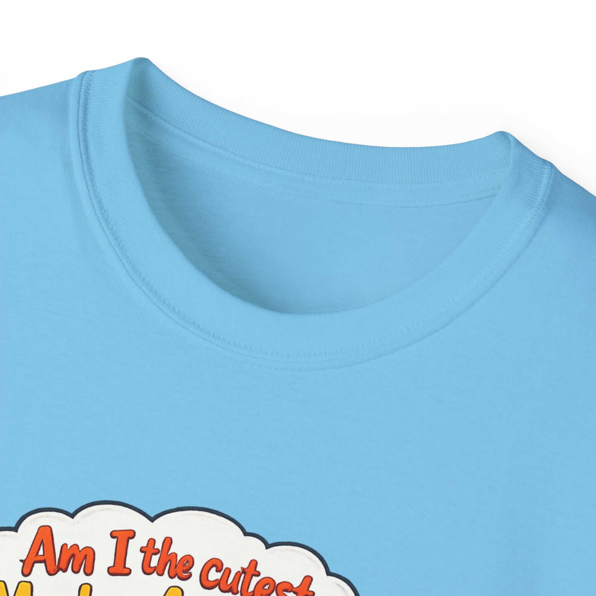 T-Shirt — 'Am I the Cutest Monkey Around?' Cute Monkey & Teddy Graphic Tee