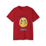 Hello Potato Cute Kawaii Tee — Funny Cartoon Veggie Shirt