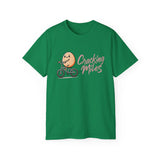 Cracking Miles Cycling T‑Shirt — Cute Egg Biker Tee