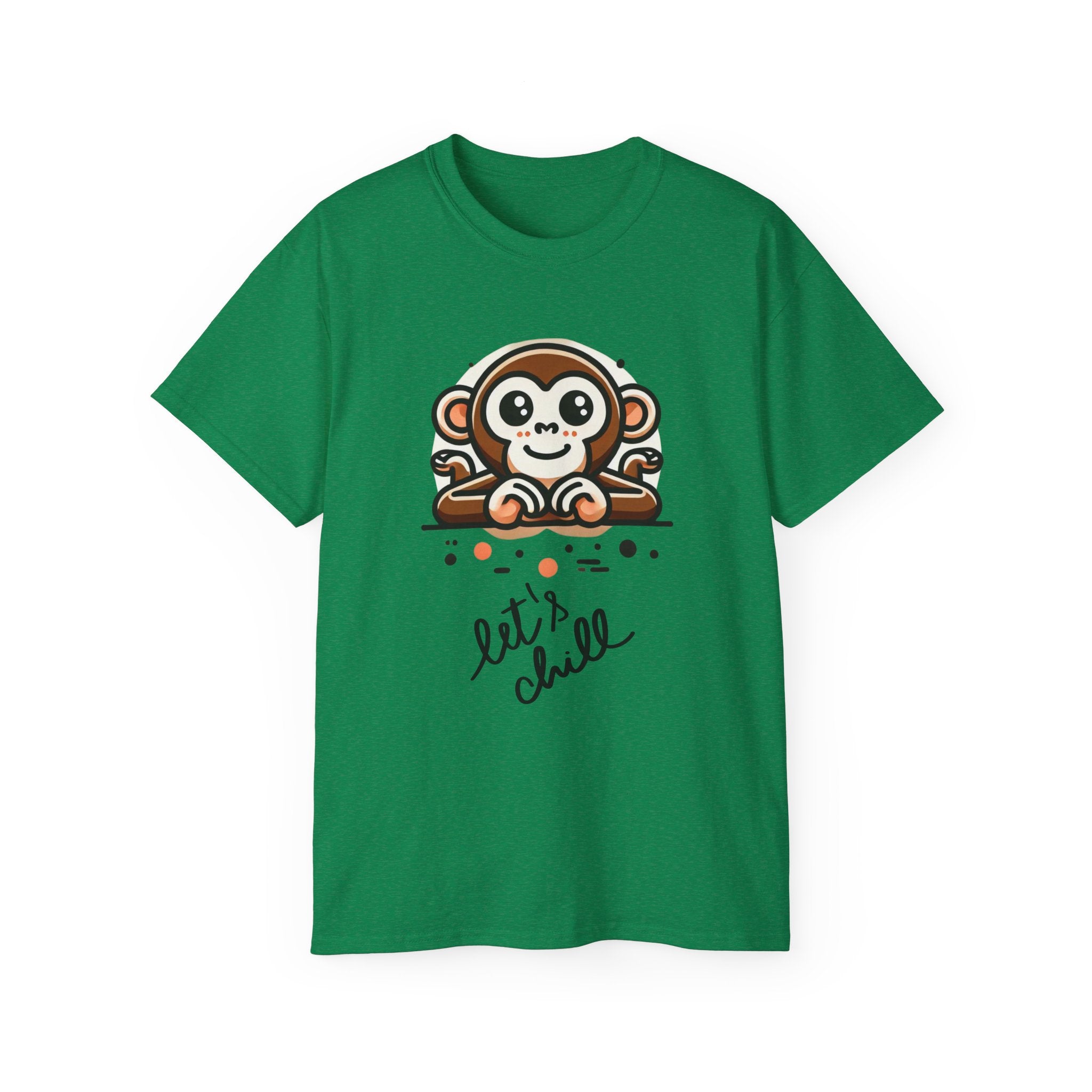 Let's Chill Monkey T-Shirt — Cute Relaxed Graphic Tee