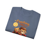 Cracking Miles Monkey Bike Tee — Cute Bear Rider Graphic T-Shirt