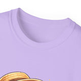 Cute Sloth Summer Tee — Sloth with Bubble Tea & Citrus Illustration Shirt