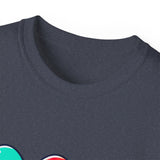 Cute Easter Egg Trio T‑Shirt — Colorful Cartoon Eggs Graphic Tee