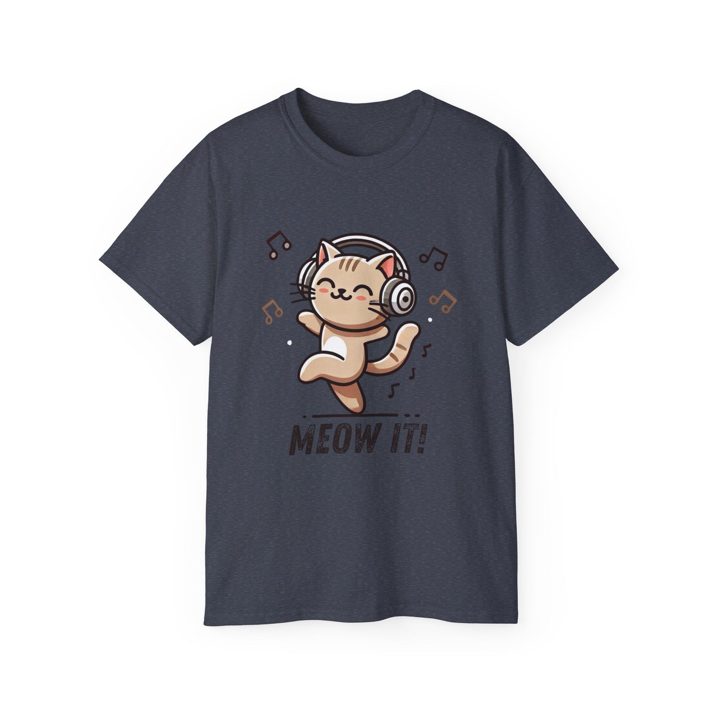 Meow It! Dancing Cat Headphones T-Shirt
