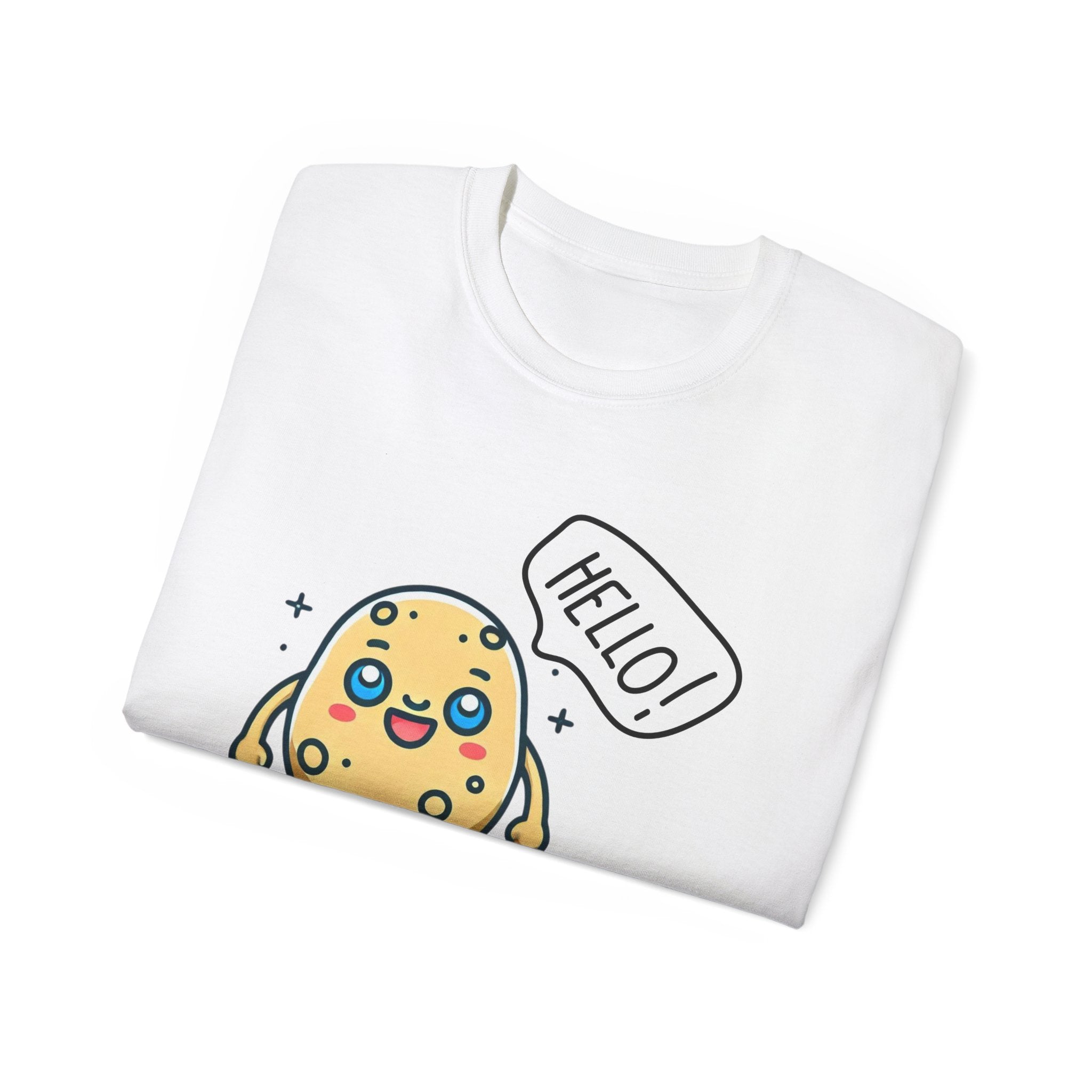 Hello Cookie Tee - Cute Cartoon Cookie Graphic T-Shirt