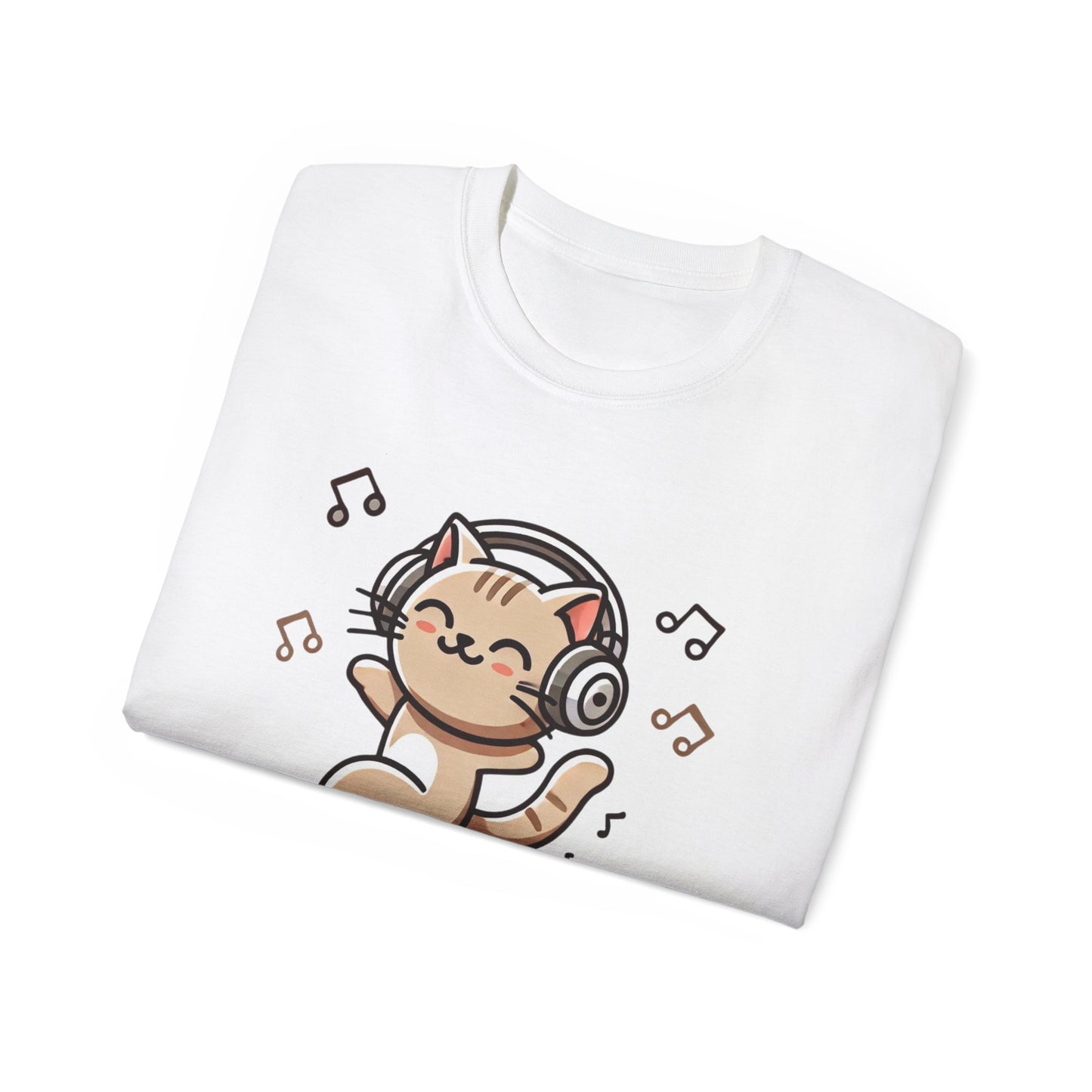 Meow It! Dancing Cat Headphones T-Shirt