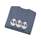Let's Hatch a Plan Tee — Cute Egg Trio Graphic T-Shirt