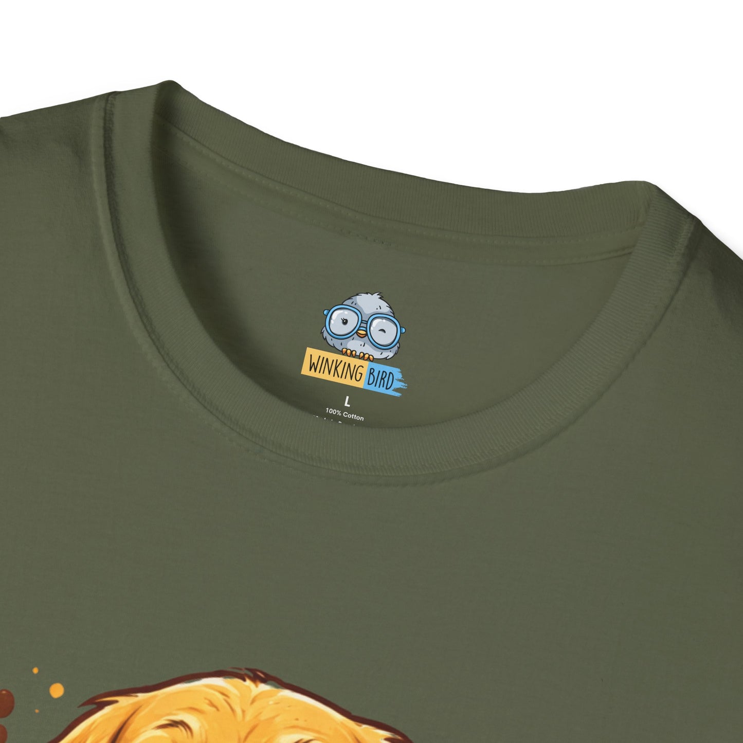T-Shirt — "Pawfect Life" Golden Retriever Graphic Tee