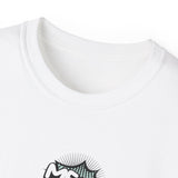 Cute Cat & Mouse Graphic Tee – 'Meow' Cartoon Pet Shirt
