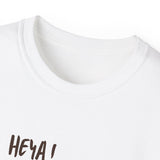 Pea Relaxing Tee — "Heya! It's A Long Time..." Funny Vegetable Graphic Shirt