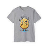Hello Potato Cute Kawaii Tee — Funny Cartoon Veggie Shirt
