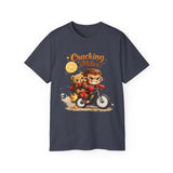 Cracking Miles Monkey Bike Tee — Cute Bear Rider Graphic T-Shirt
