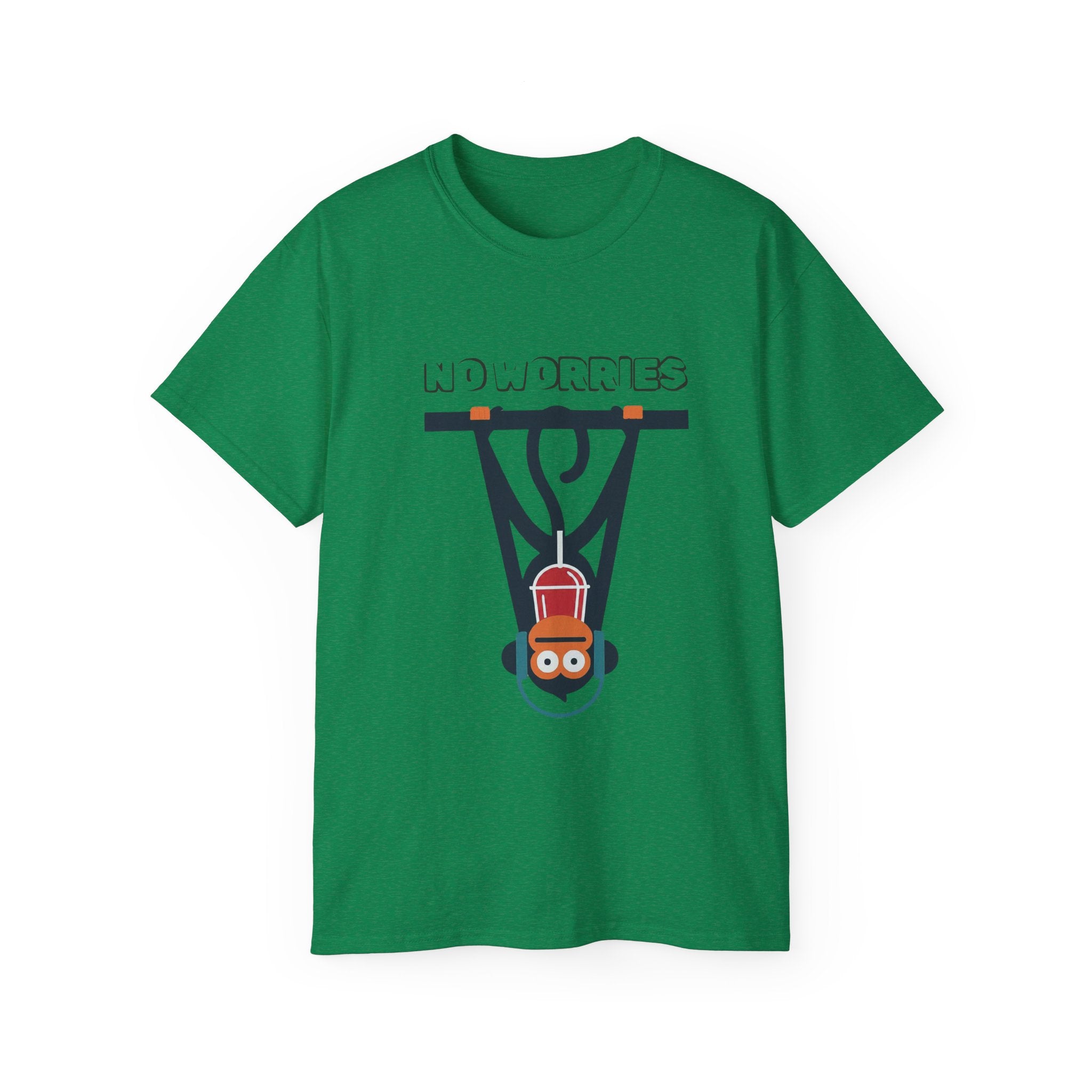 No Worries Sloth T‑Shirt — Cute Hanging Sloth Graphic Tee