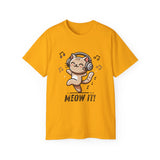 Meow It! Dancing Cat Headphones T-Shirt