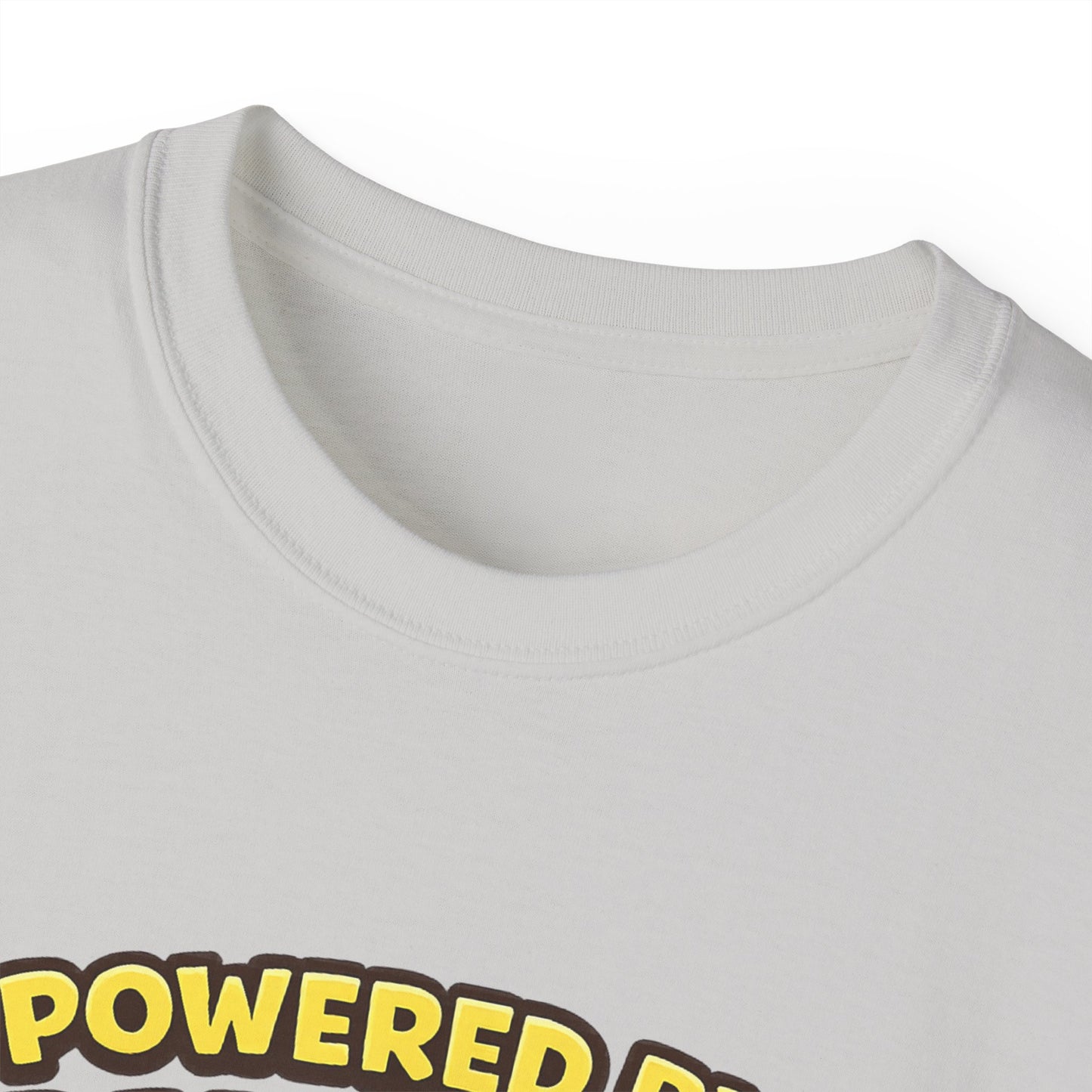 Powered by Bananas Tee — Cute Surfing Monkey & Teddy Graphic Shirt