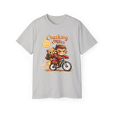 Cracking Miles Monkey Bike Tee — Cute Bear Rider Graphic T-Shirt