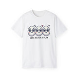 Let's Hatch a Plan Tee — Cute Egg Trio Graphic T-Shirt
