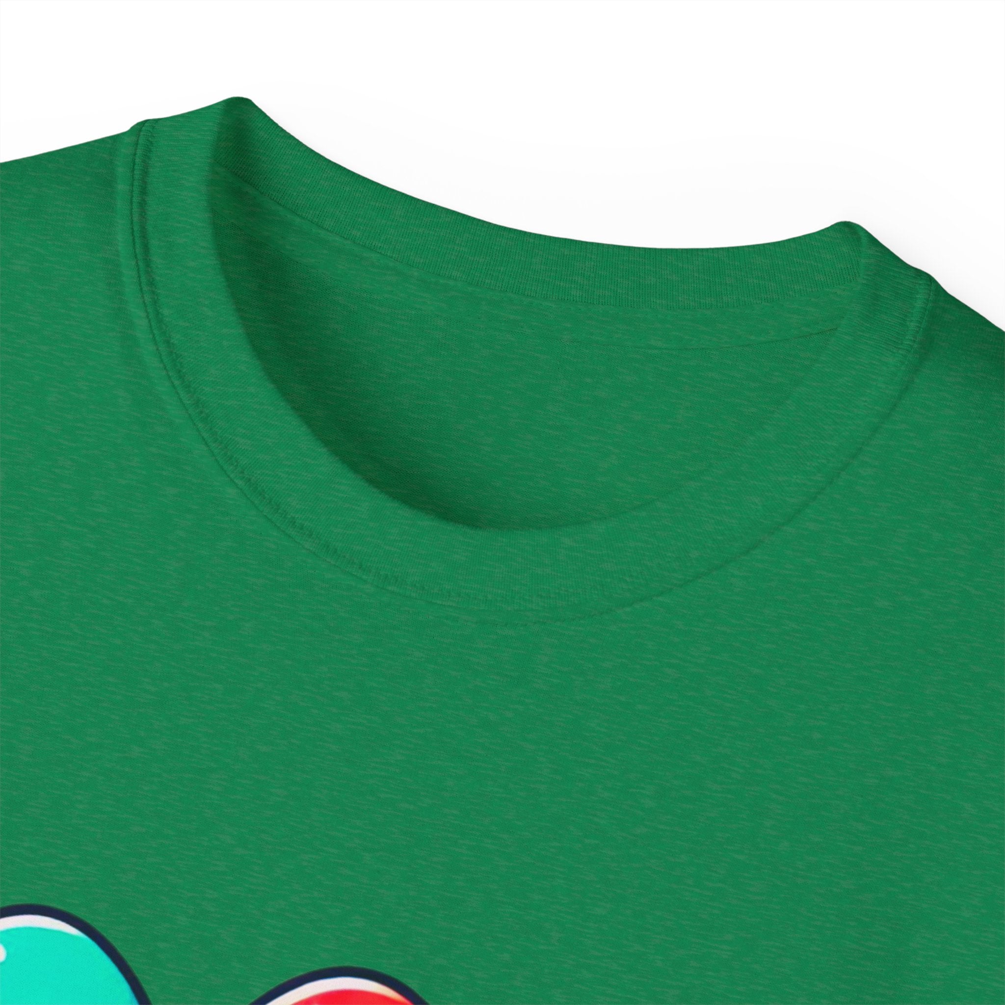 Cute Easter Egg Trio T‑Shirt — Colorful Cartoon Eggs Graphic Tee