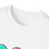 Cute Easter Egg Trio T‑Shirt — Colorful Cartoon Eggs Graphic Tee