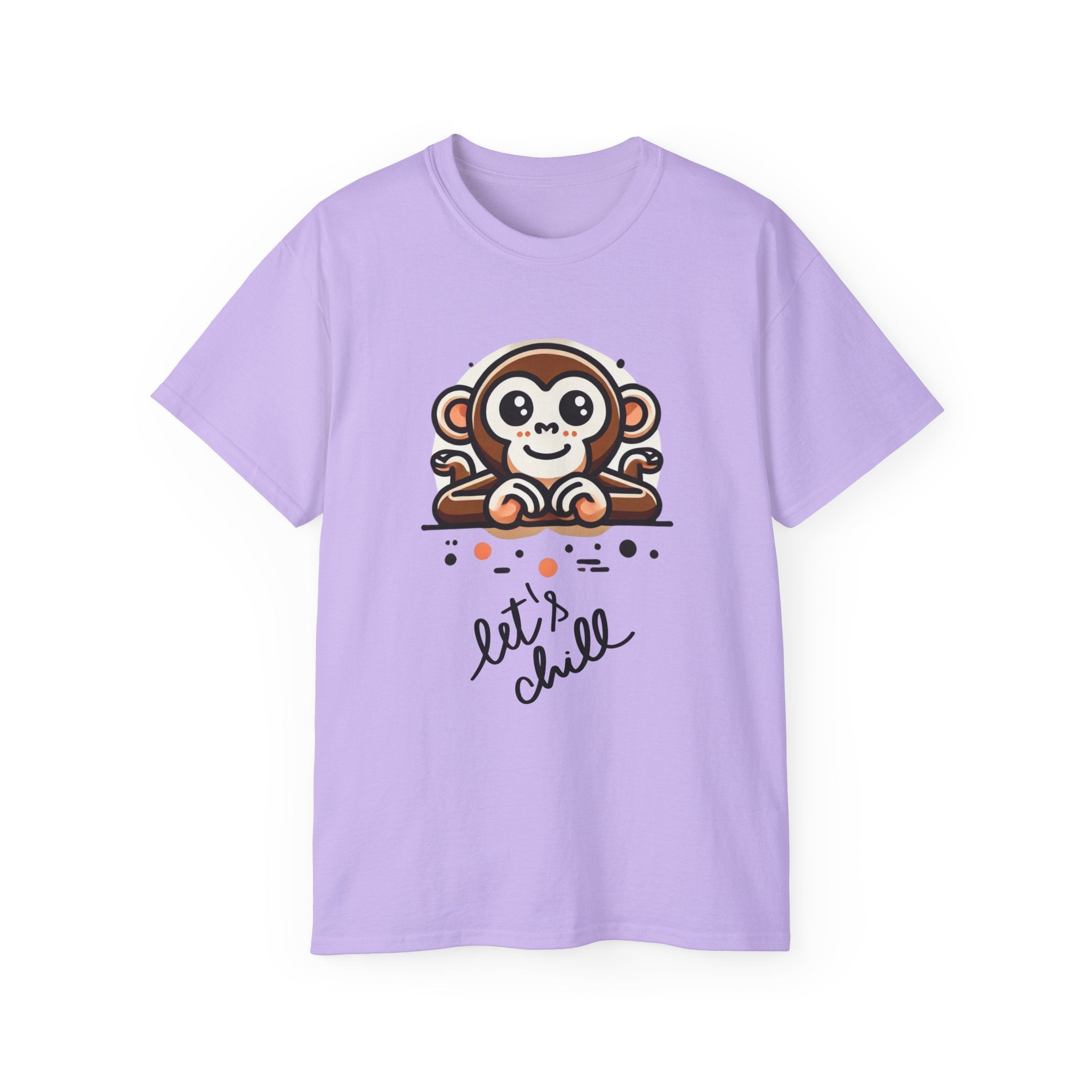 Let's Chill Monkey T-Shirt — Cute Relaxed Graphic Tee