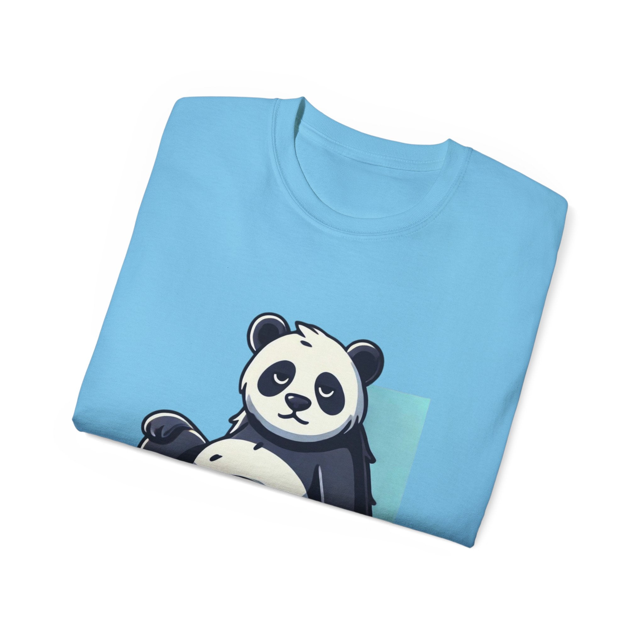 Energy Efficient Panda T-Shirt — "I'm Not Lazy, I'm Energy Efficient" Cute Graphic Tee