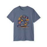 Life Is Good Monkey T‑Shirt — Cute Cartoon Monkey Drinking Juice Tee