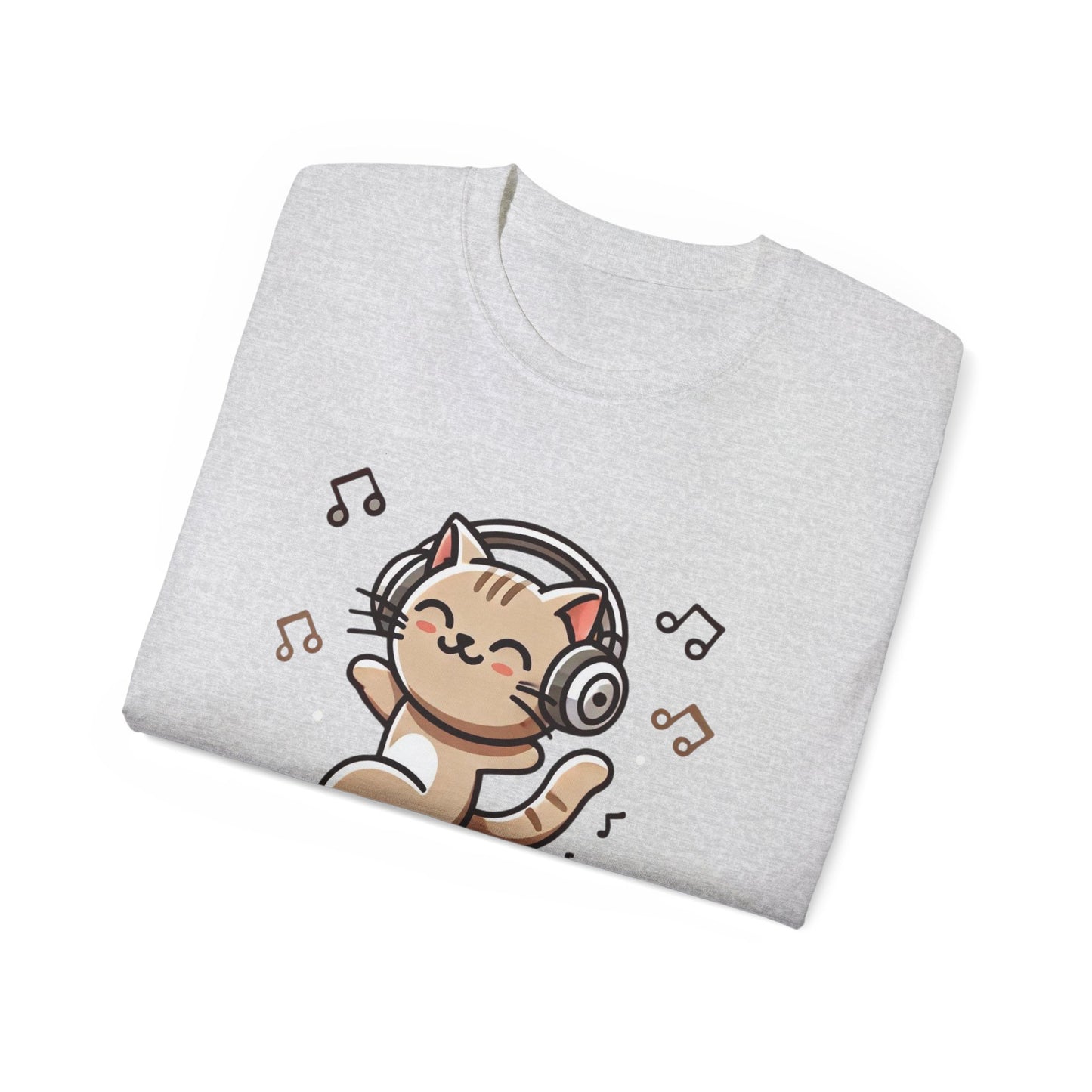 Meow It! Dancing Cat Headphones T-Shirt