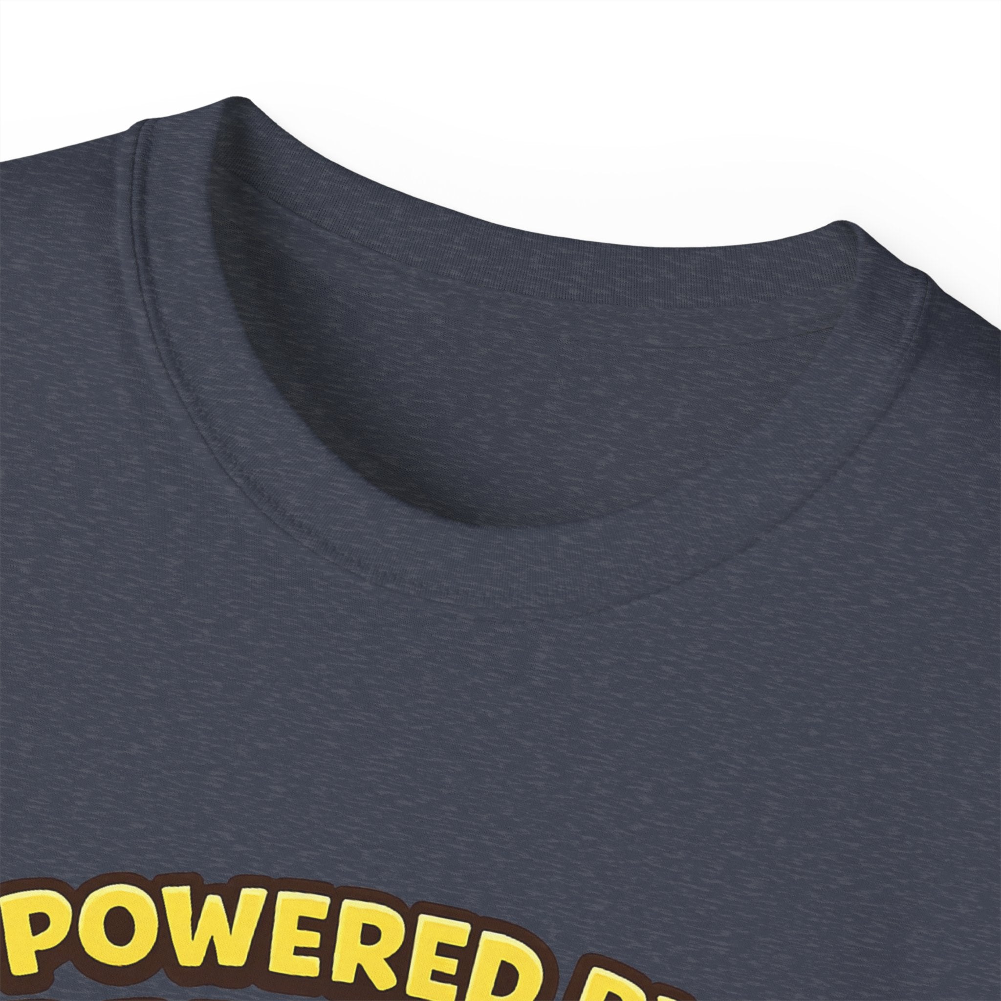 Powered by Bananas Tee — Cute Surfing Monkey & Teddy Graphic Shirt