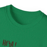 Pea Relaxing Tee — "Heya! It's A Long Time..." Funny Vegetable Graphic Shirt