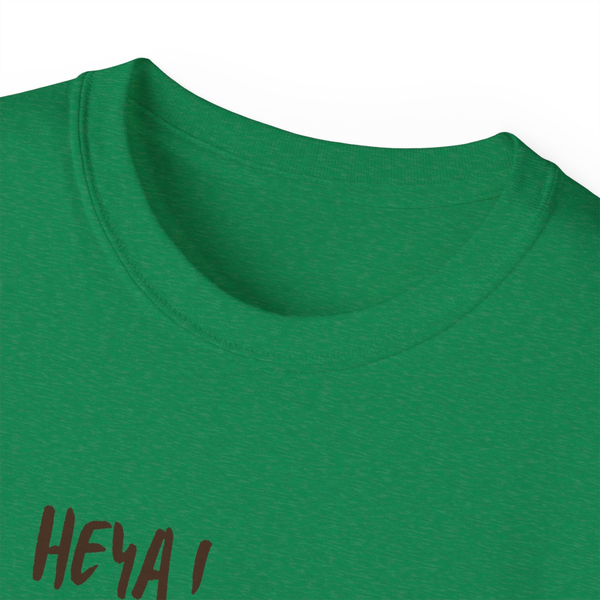 Pea Relaxing Tee — "Heya! It's A Long Time..." Funny Vegetable Graphic Shirt