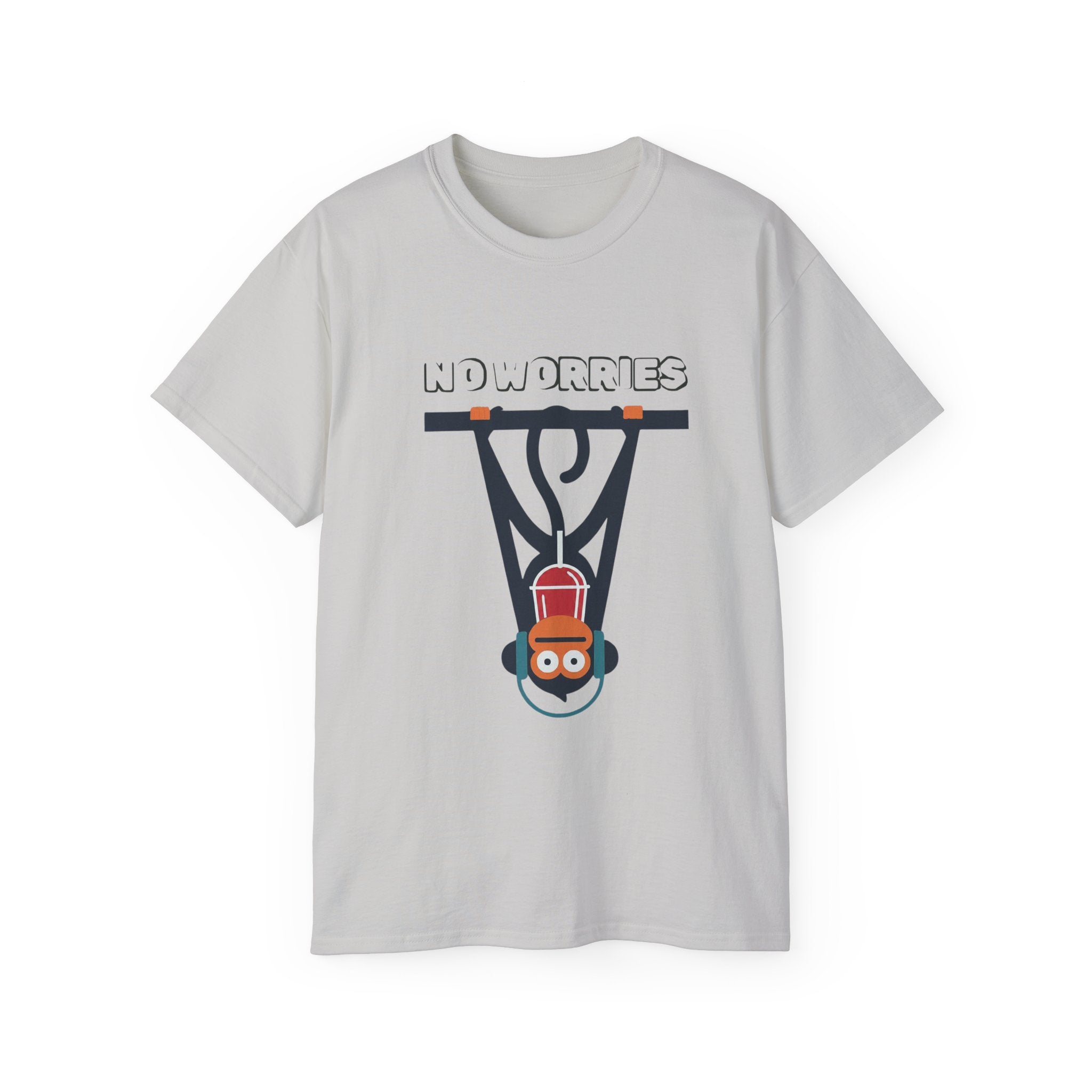 No Worries Sloth T‑Shirt — Cute Hanging Sloth Graphic Tee