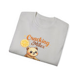 Cracking Miles Cute Bear on Bicycle T‑Shirt