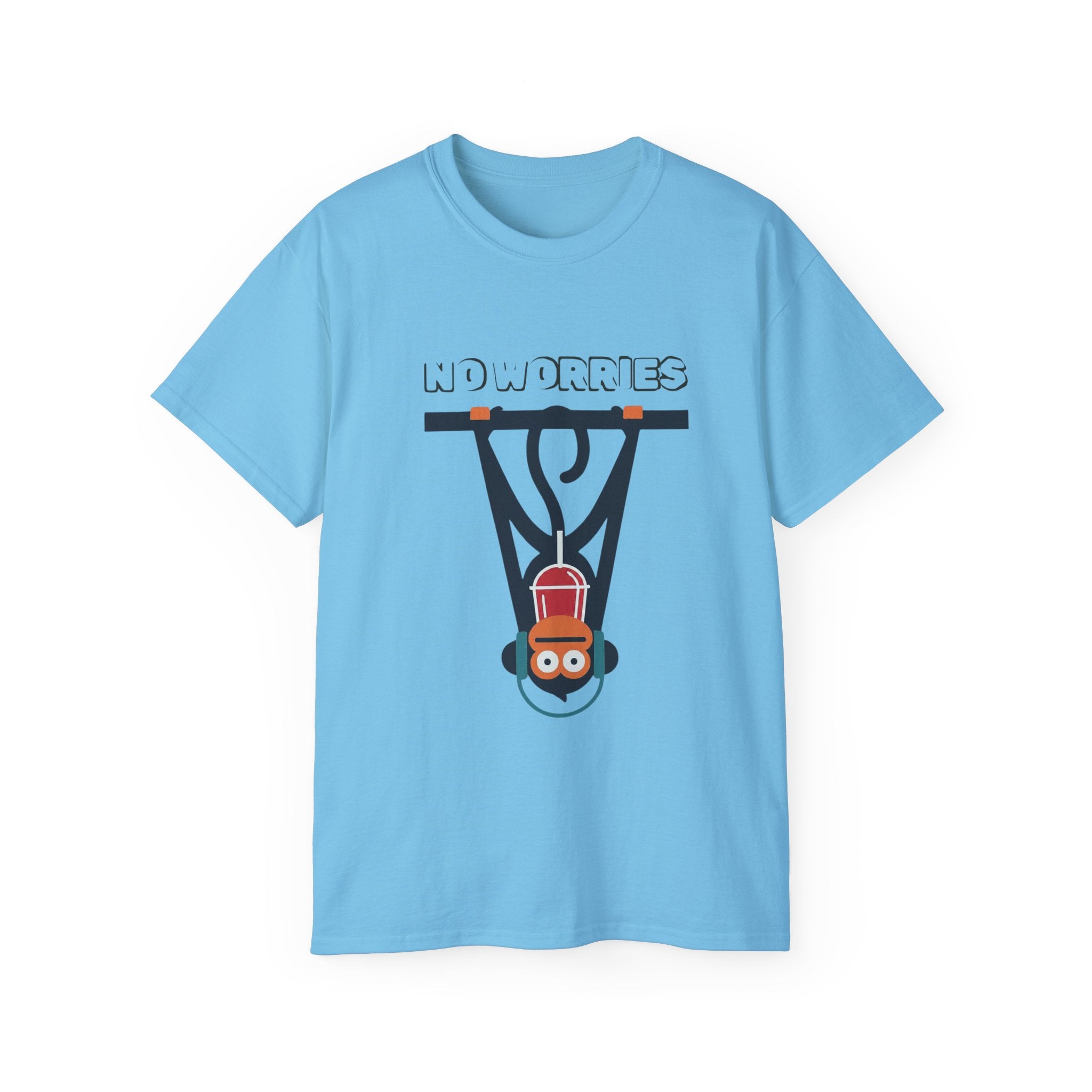 No Worries Sloth T‑Shirt — Cute Hanging Sloth Graphic Tee