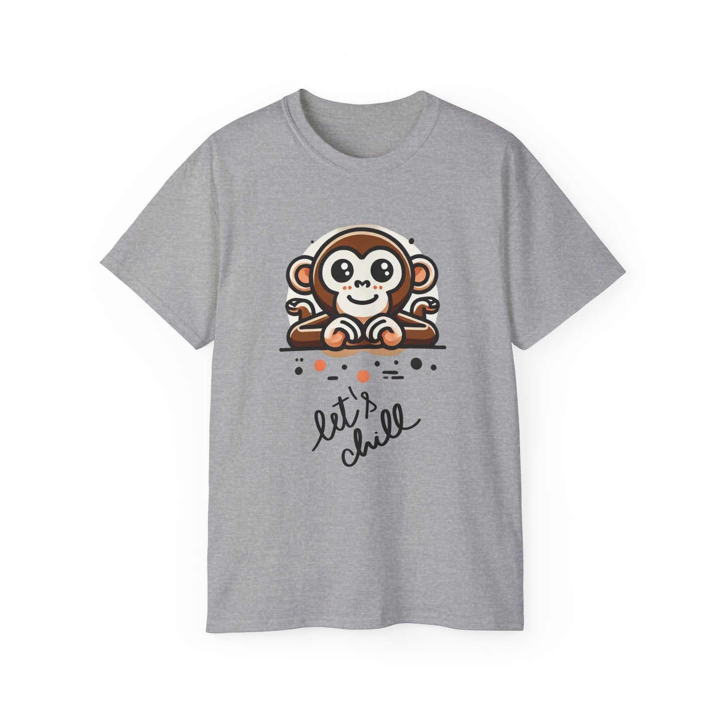Let's Chill Monkey T-Shirt — Cute Relaxed Graphic Tee