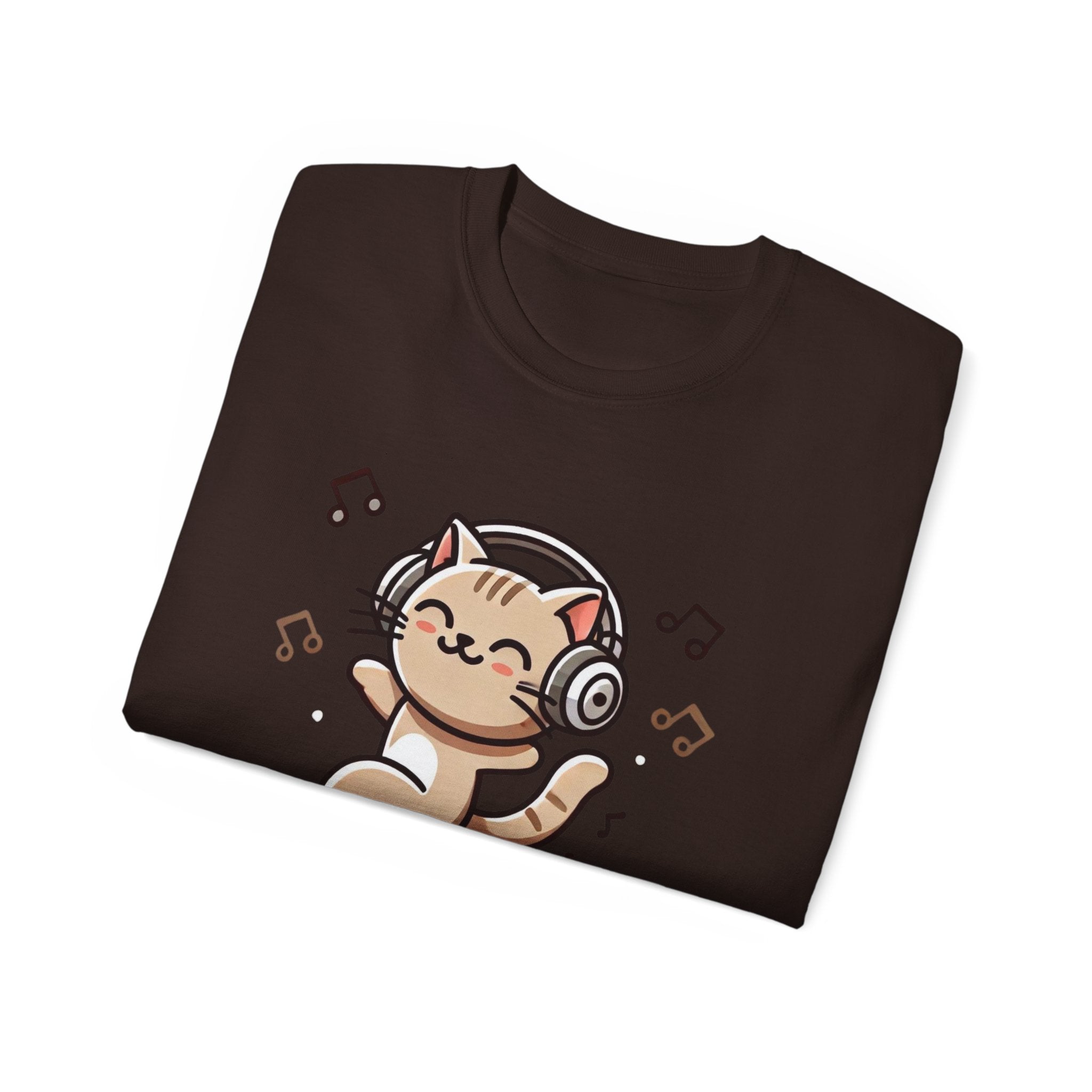 Meow It! Dancing Cat Headphones T-Shirt