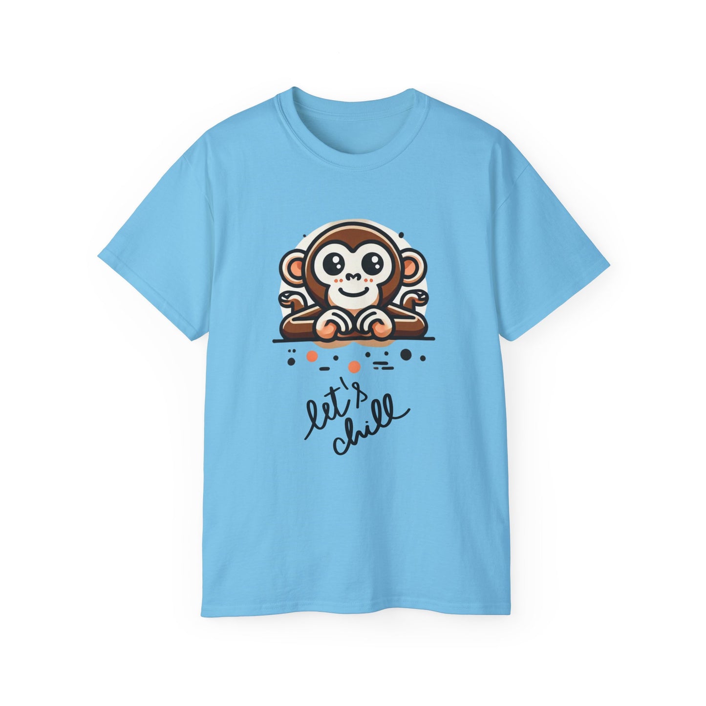 Let's Chill Monkey T-Shirt — Cute Relaxed Graphic Tee