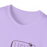 Coffee Bean Cartoon Tee — "Heya!" Cute Morning Coffee T-Shirt