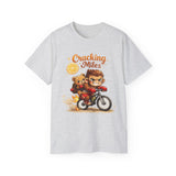 Cracking Miles Monkey Bike Tee — Cute Bear Rider Graphic T-Shirt