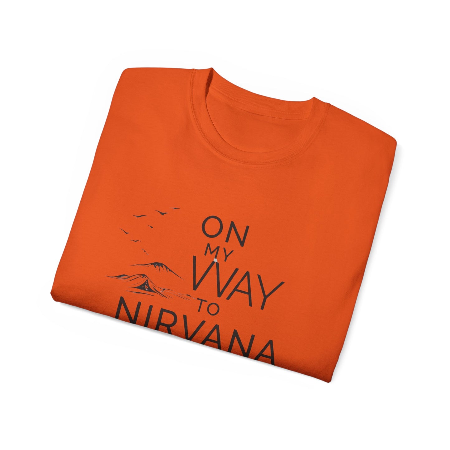 On My Way to Nirvana T-Shirt — Minimal Mountain Graphic Tee