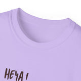 Pea Relaxing Tee — "Heya! It's A Long Time..." Funny Vegetable Graphic Shirt