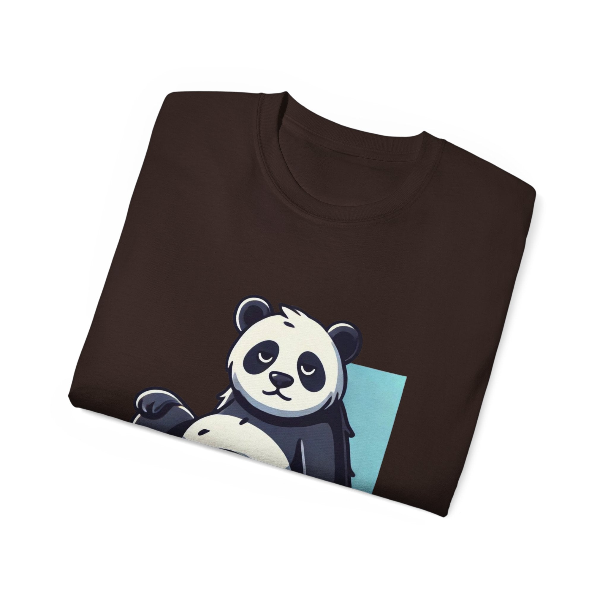 Energy Efficient Panda T-Shirt — "I'm Not Lazy, I'm Energy Efficient" Cute Graphic Tee