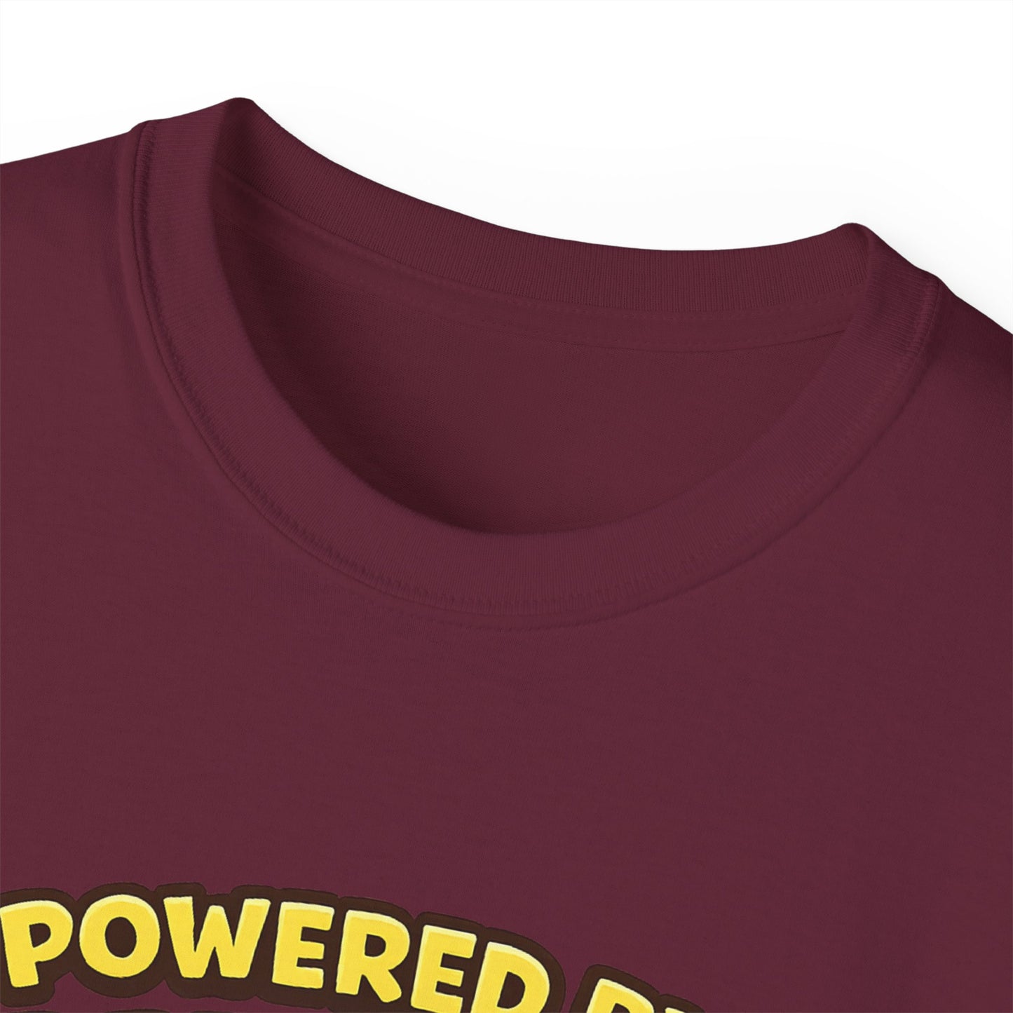 Powered by Bananas Tee — Cute Surfing Monkey & Teddy Graphic Shirt